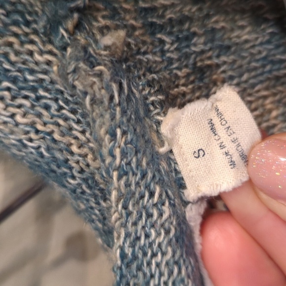 Anthropologie Field Flower Pullover Knitted Top Sweater Size Small Oversized - Picture 8 of 12